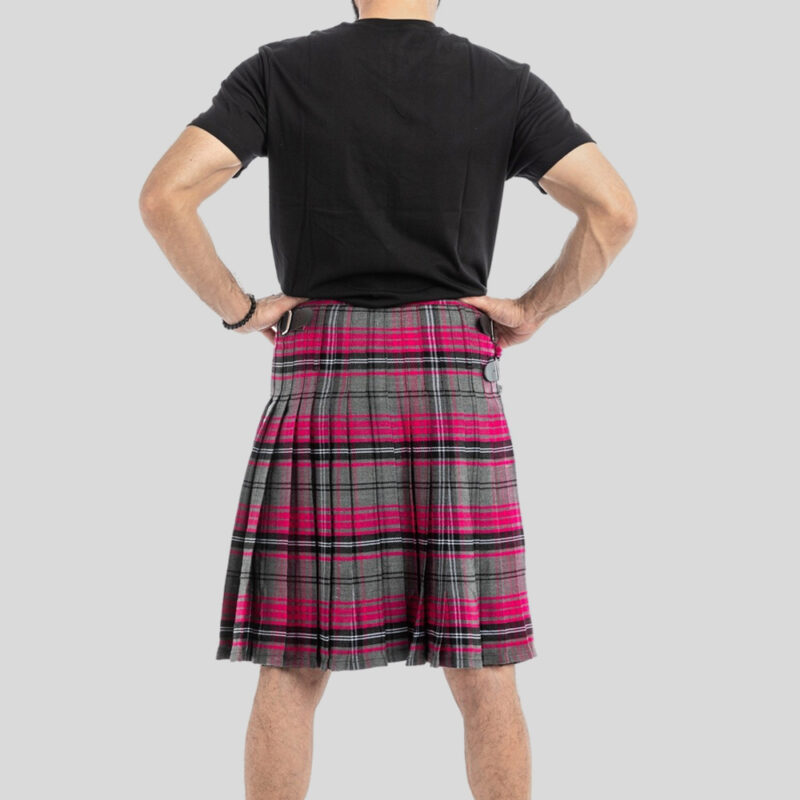 Ailsa Pink Tartan Kilt