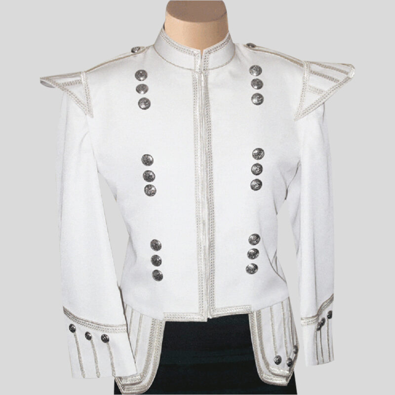 White Drummer Doublet Jacket