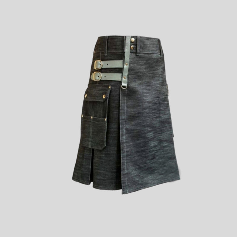 Denim Kilt for Stylish Men