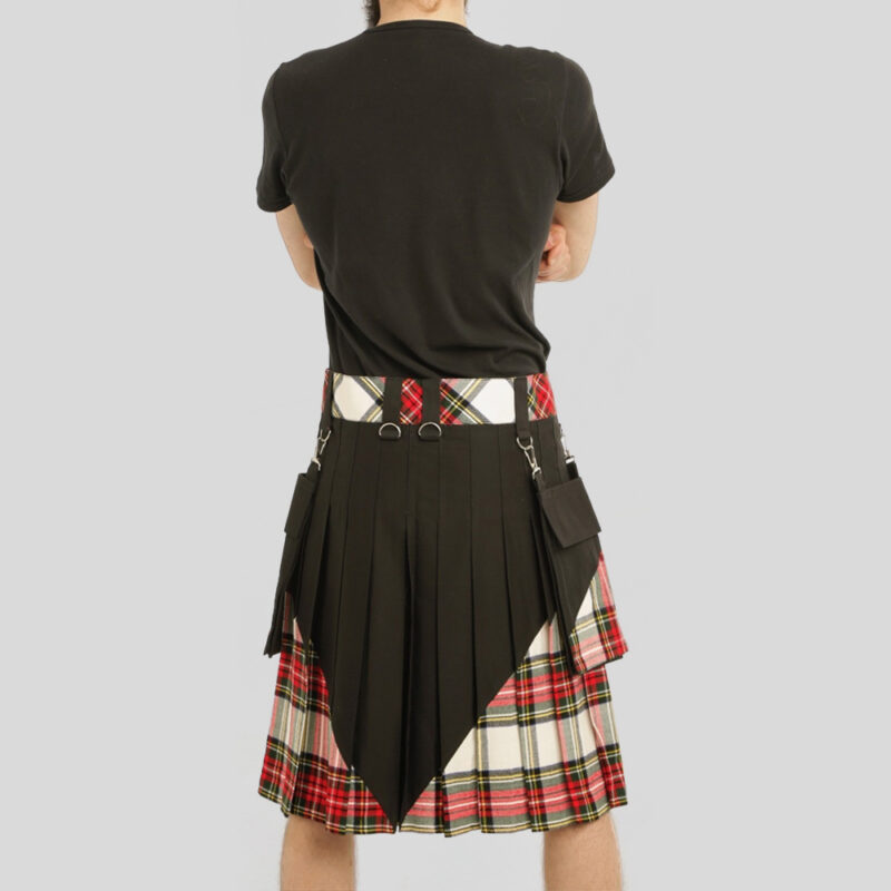 Classic Style Stewart Tartan Hybrid Kilt