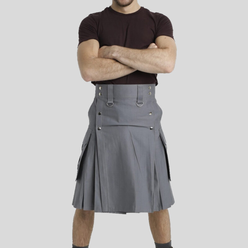 Slash Pocket Kilt for Elegant Men