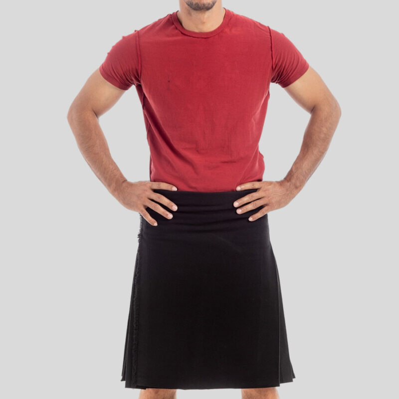 Black Tartan Kilt