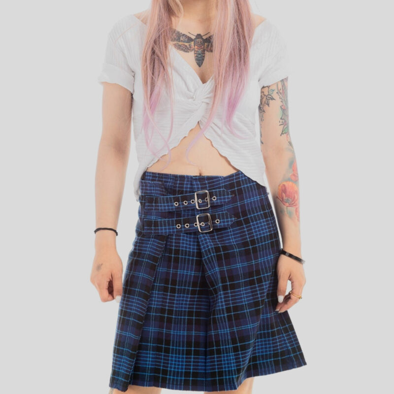 Modern Tartan Plaid Skirt