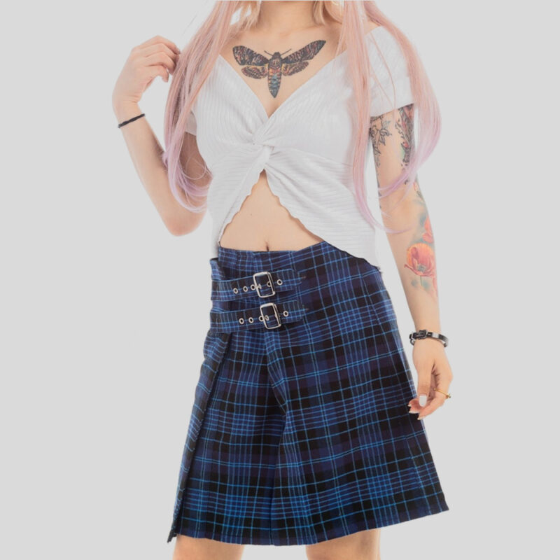 Modern Tartan Plaid Skirt