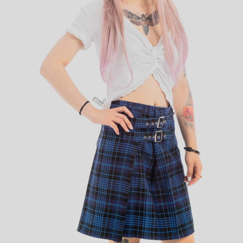 Modern Tartan Plaid Skirt