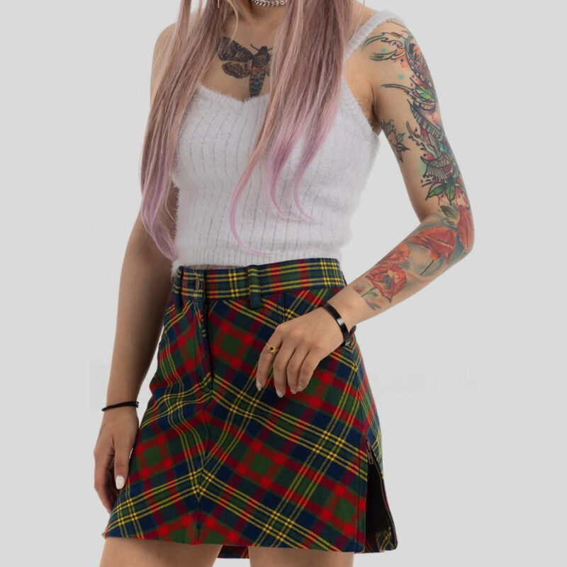 Plaid Mini Skirt