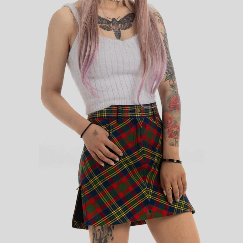 Plaid Mini Skirt