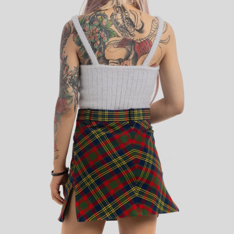 Plaid Mini Skirt