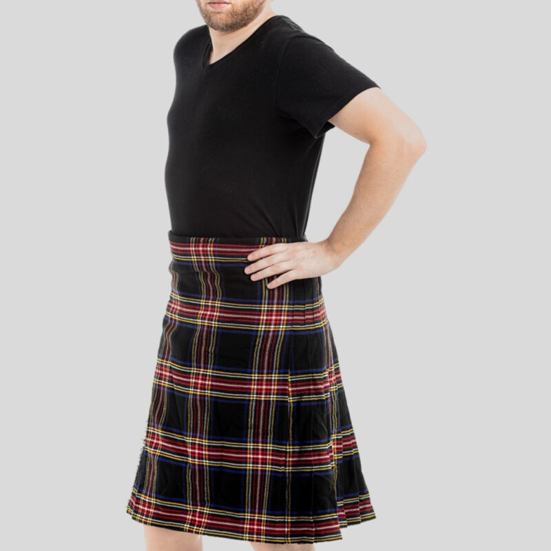 Black Stewart Tartan Kilt