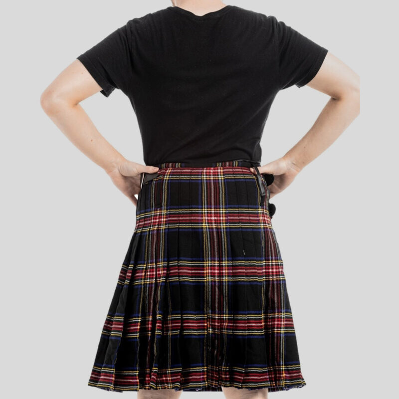 Black Stewart Tartan Kilt