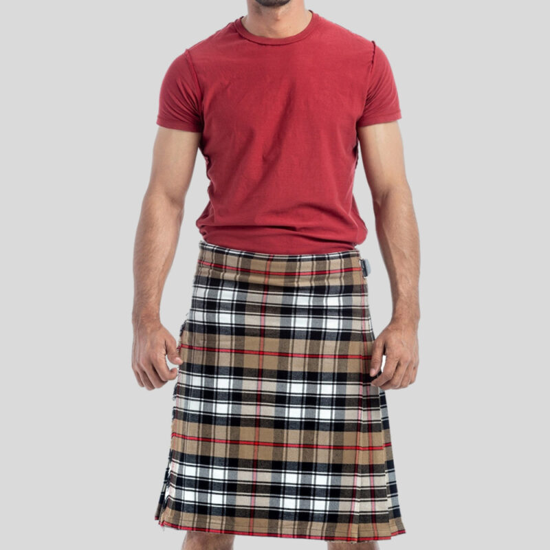 Camel Tartan Kilt