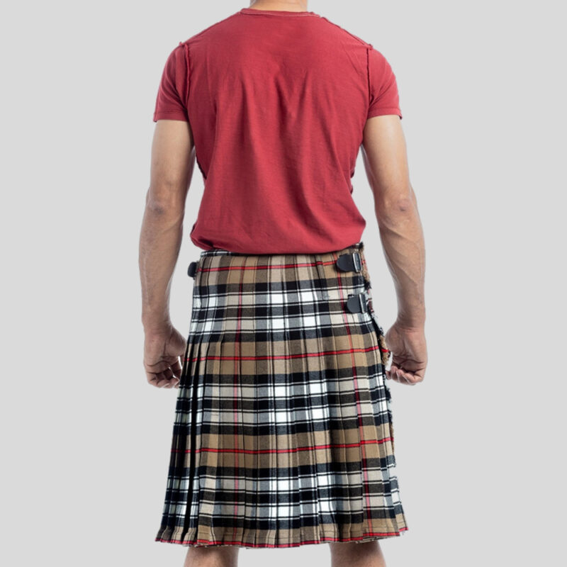 Camel Tartan Kilt