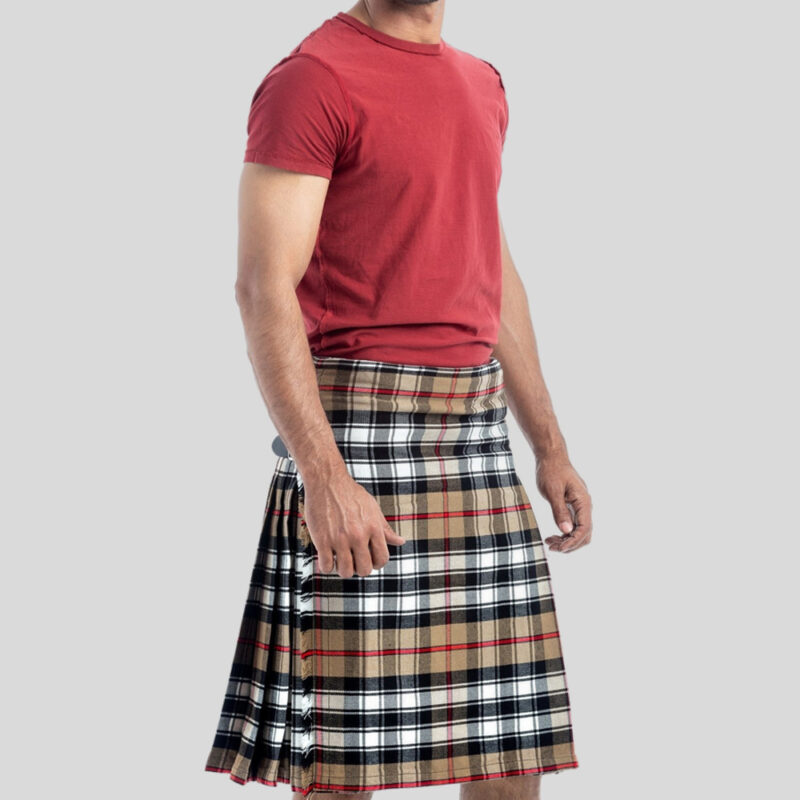 Camel Tartan Kilt