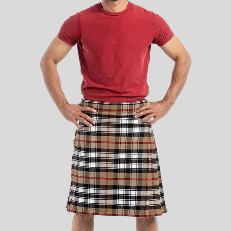 Camel Tartan Kilt