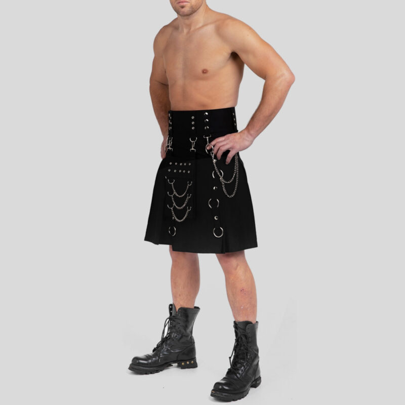 Cybergoth Riveted Kilt