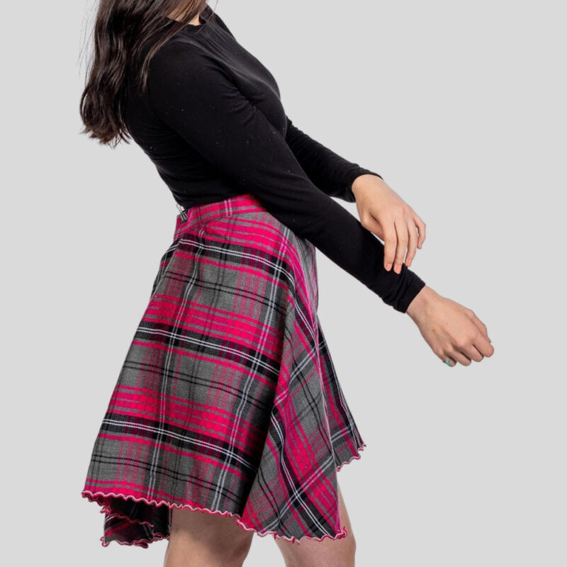 Tartan Kilt With Front Buttons