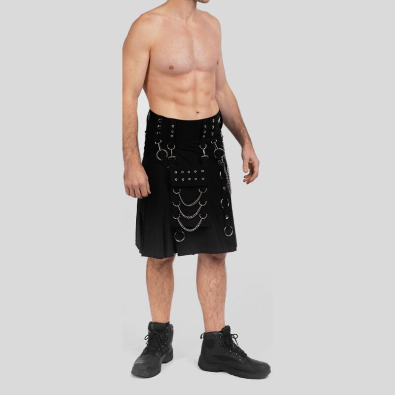 Cybergoth Riveted Kilt