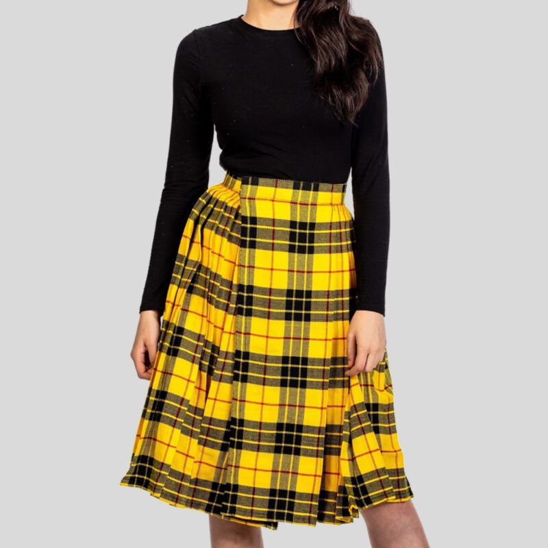 Tartan Pleated Midi Kilt