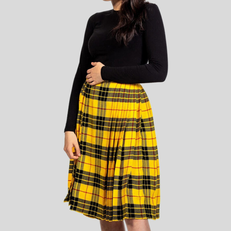 Tartan Pleated Midi Kilt