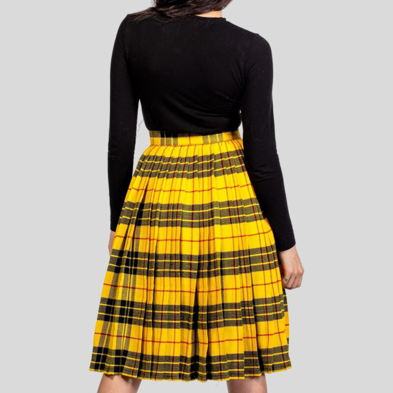 Tartan Pleated Midi Kilt